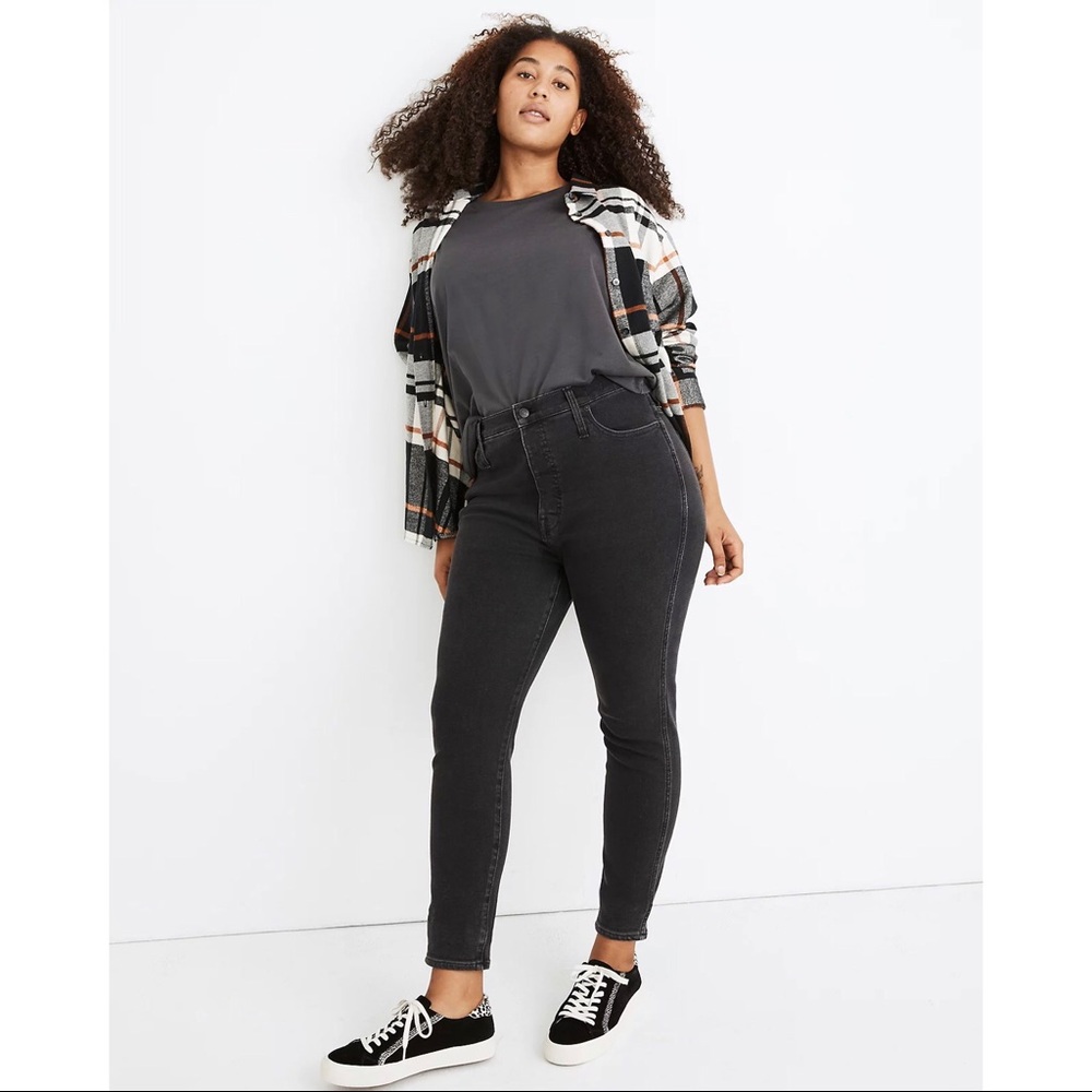 Madewell Curvy High-Rise Starkey Wash Skinny Jeans 33